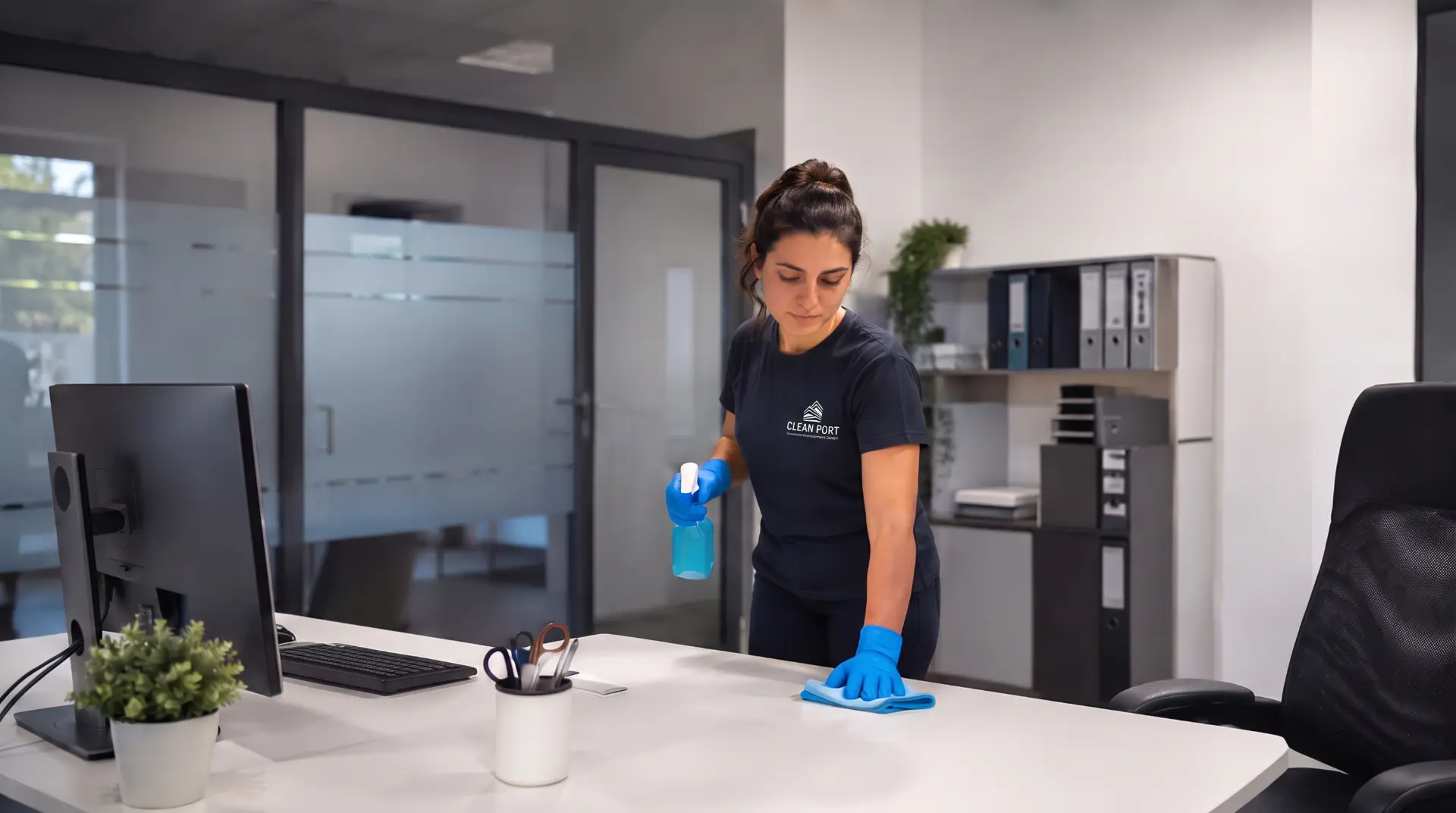 Büroreinigung durch Clean Port in Hamburg